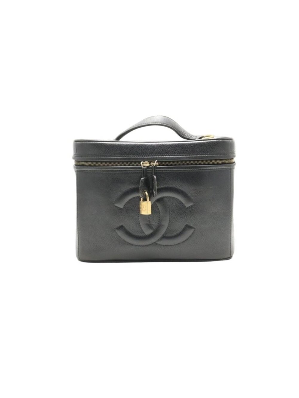 Chanel Bicolor Quilted GD Leather Vanity - Picture 1 of 10